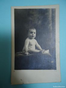 Postais: POSTAL FOTOGRAFICA DE NIÑO DESNUDO. TALLER FOTOGRAFICO DAGUERRE. PP -10